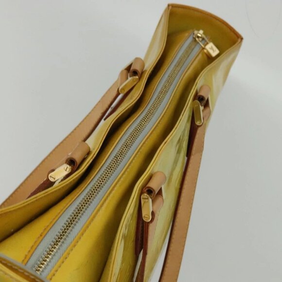 LOUIS VUITTON Monogram Vernis Columbus Tote Bag Gris M91028 LV Auth 136524 - Picture 7 of 16